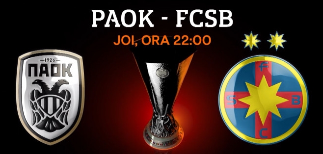 FCSB - PAOK. Echipa lui Becali, la un pas de calificarea în optimile Europa League