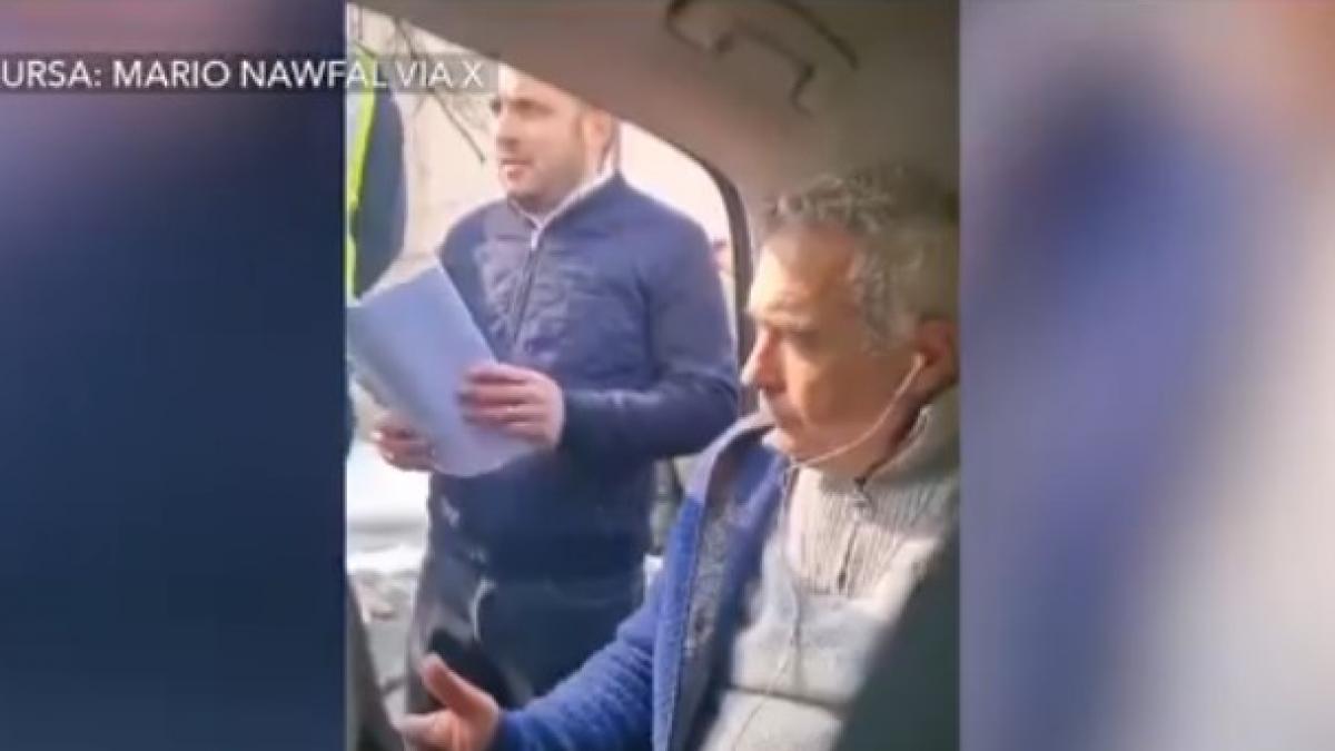 Momentul în care Călin Georgescu a fost ridicat de poliție din trafic